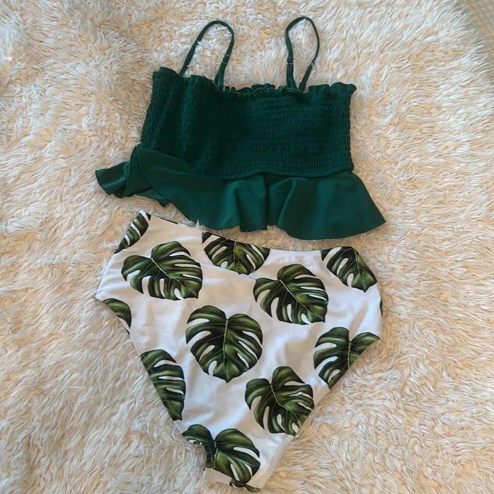 Two piece high waisted swim suit - Picture 2 of 7